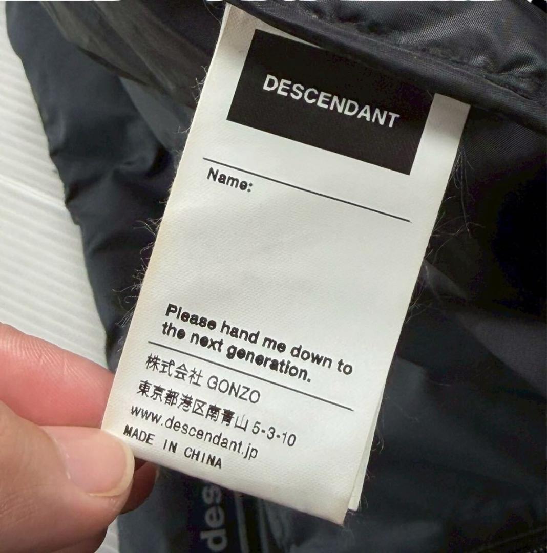 ディセンダント ダウン ベスト ブラック ブラック 3