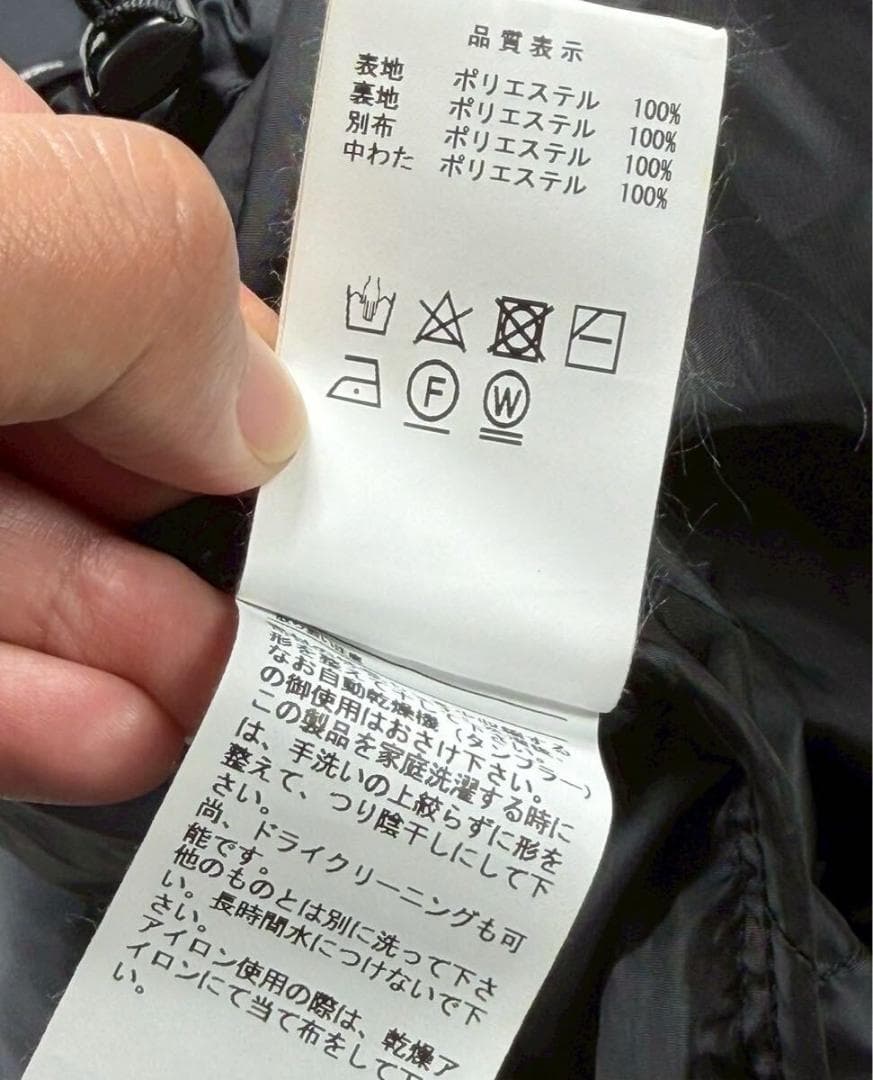 ディセンダント ダウン ベスト ブラック ブラック 3