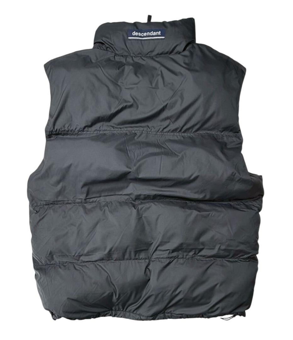 ディセンダント ダウン ベスト ブラック ブラック 3