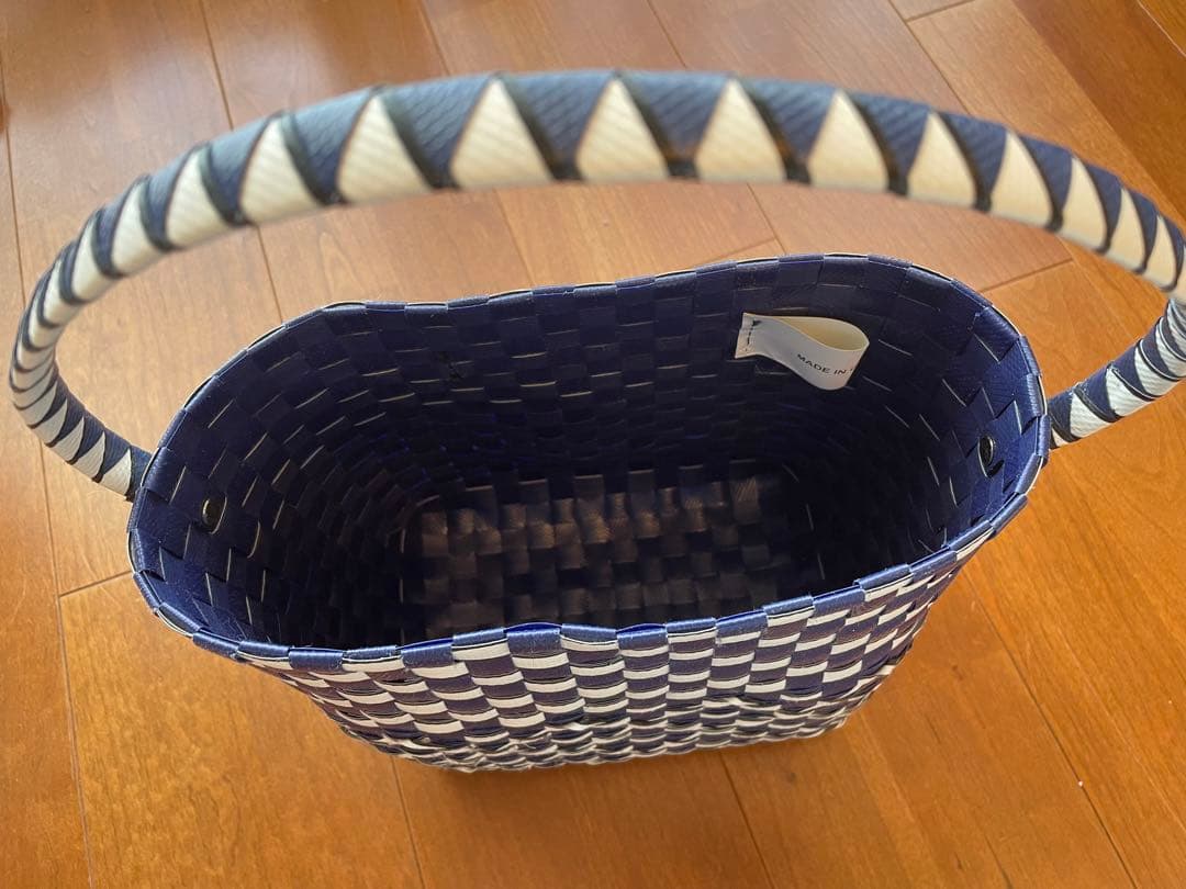 マルニ カゴバッグ ブルー