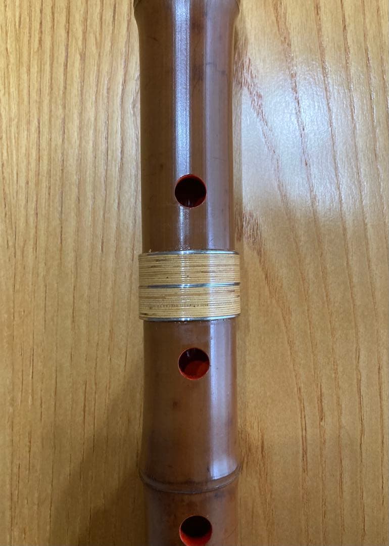 琴古流尺八　陵童銘　一尺八寸管