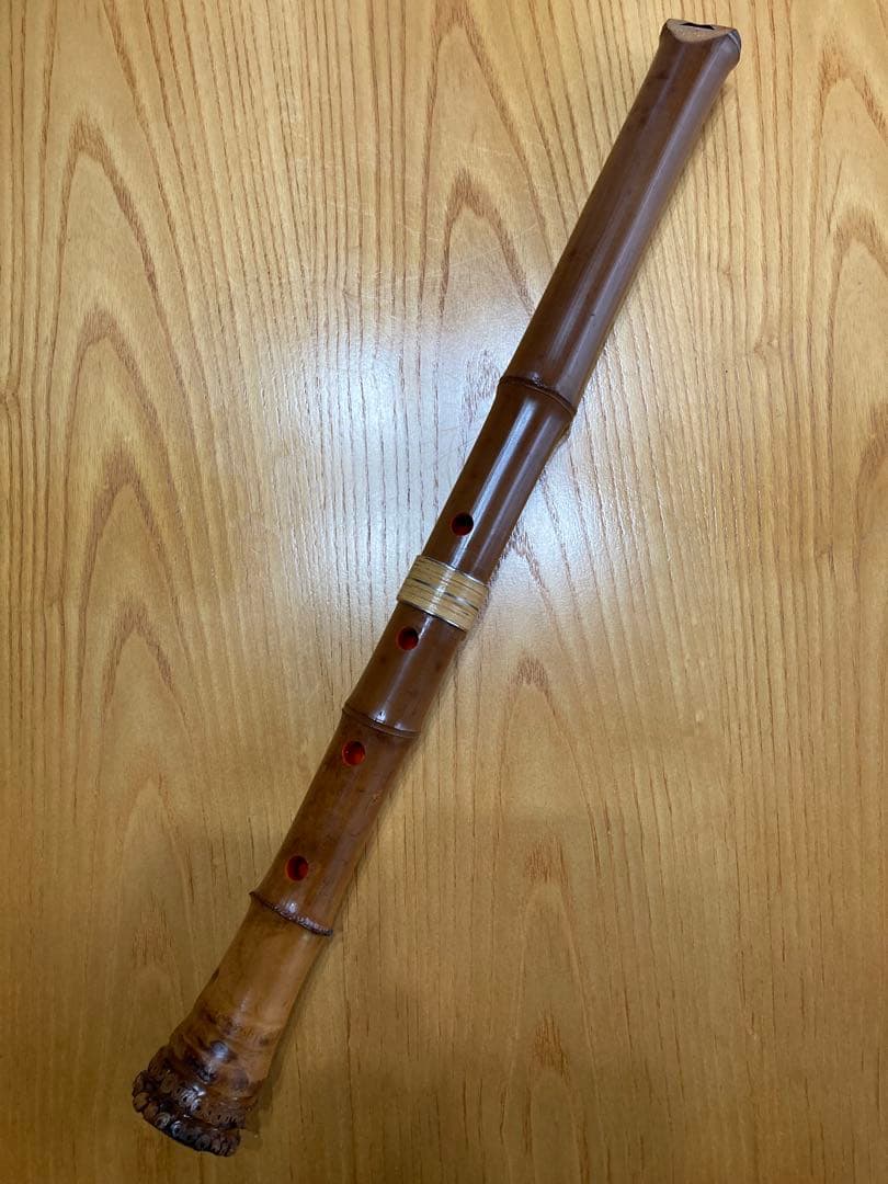 琴古流尺八　陵童銘　一尺八寸管