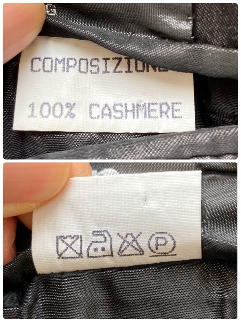 はがれんカシミヤ100% Kiton チェスターコート　サイズ52 グレー