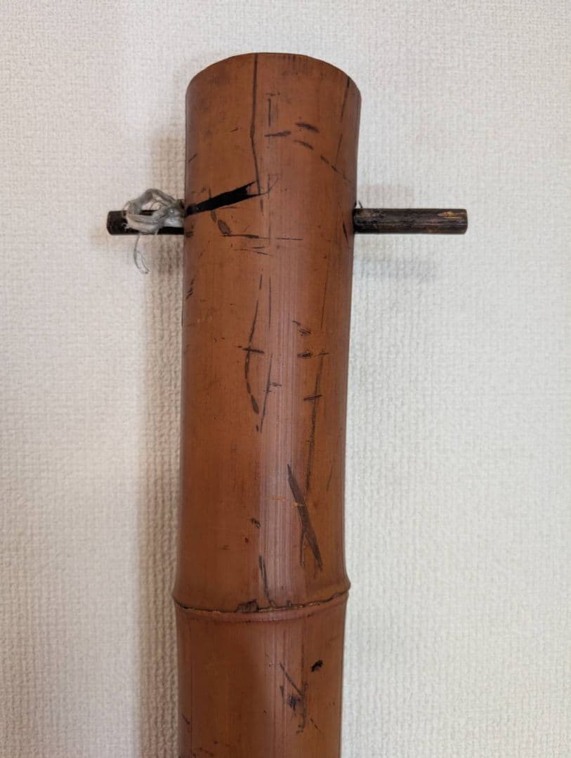 自在鉤（全長約168cm）　魚（約39cm）　木製　民芸　古民家　囲炉裏　送料込