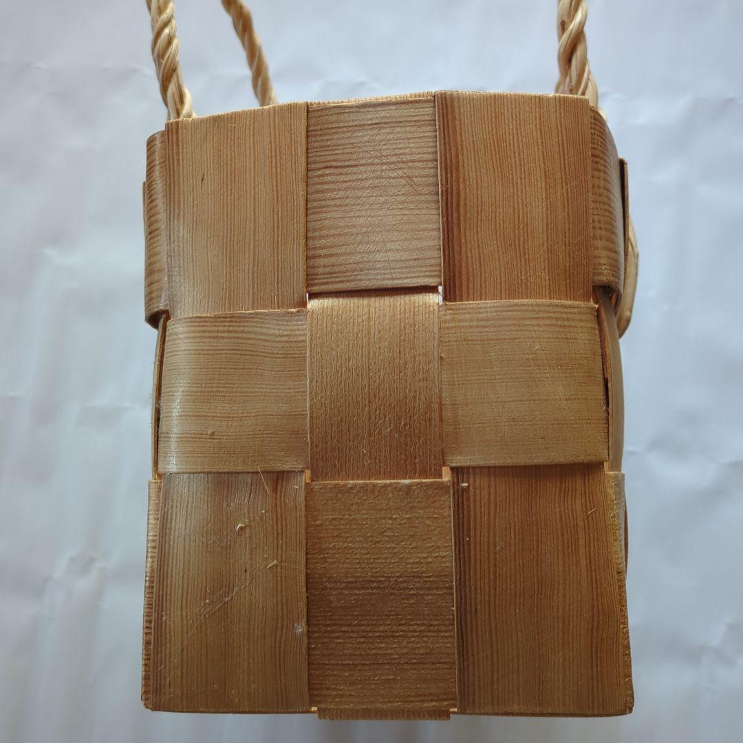 エストニア製長方形バスケット 北欧　カゴアミドリ