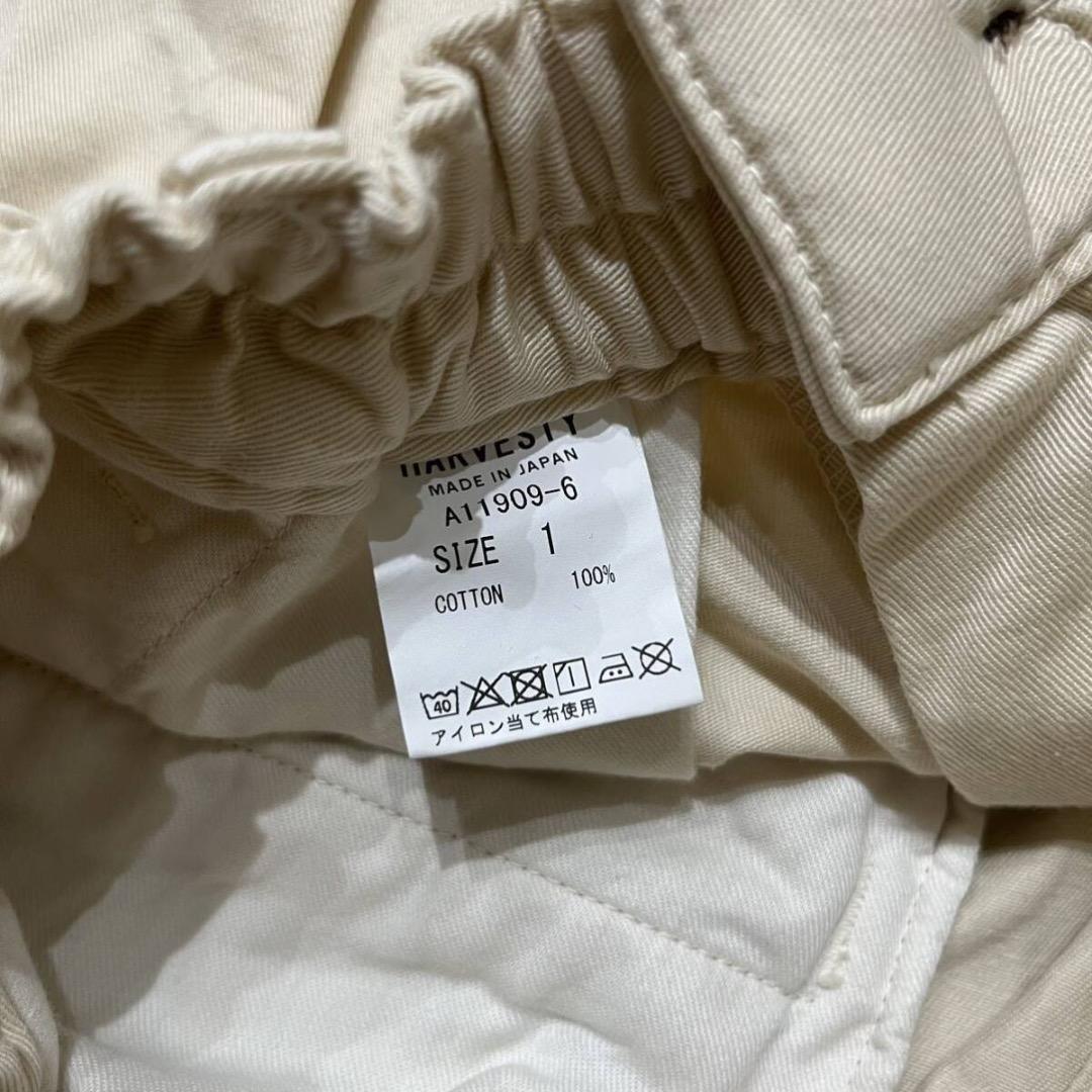 HARVESTY サーカスショートパンツ ハーフパンツ チノクロス 日本製