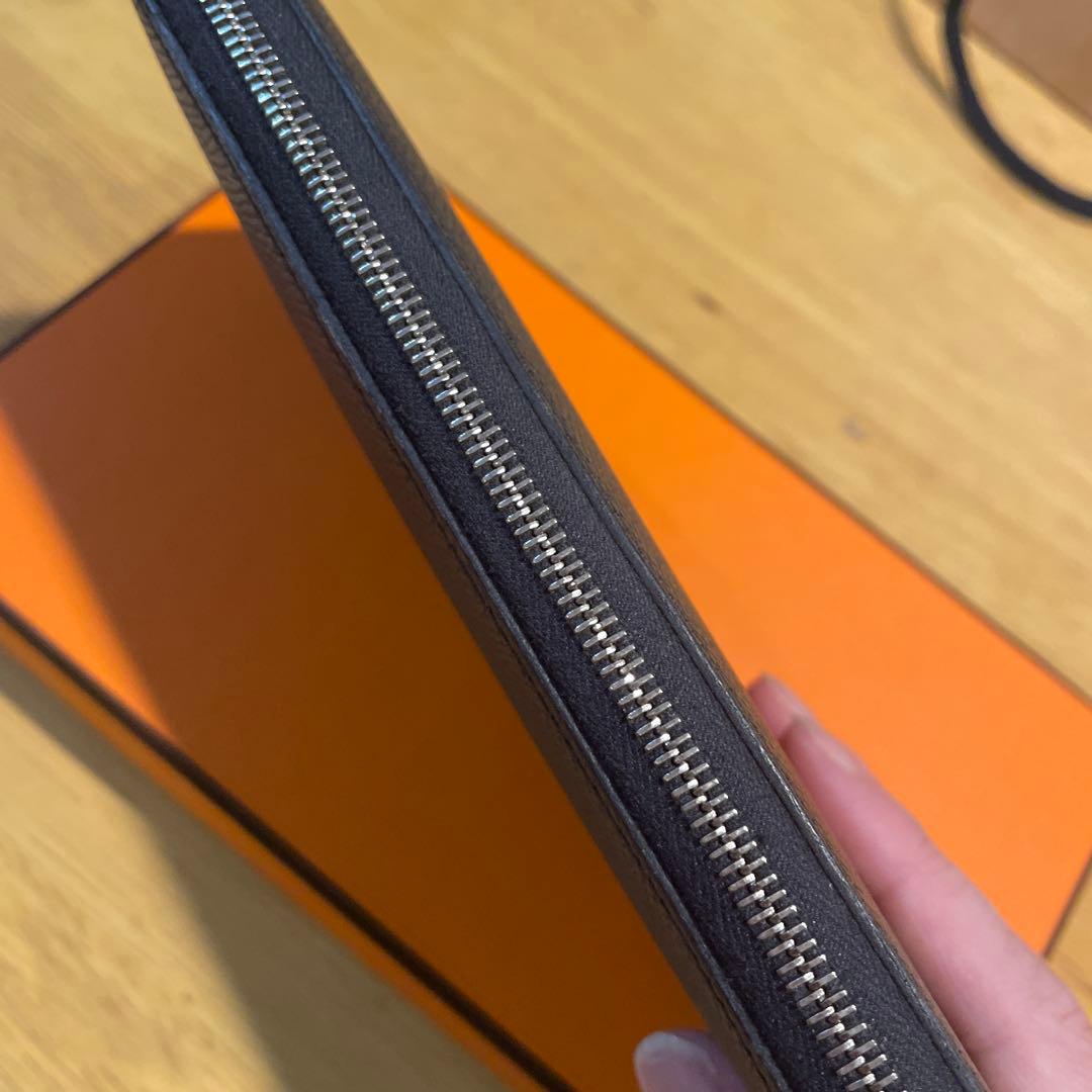 エルメス　アザップ　シルクイン　ネイビー