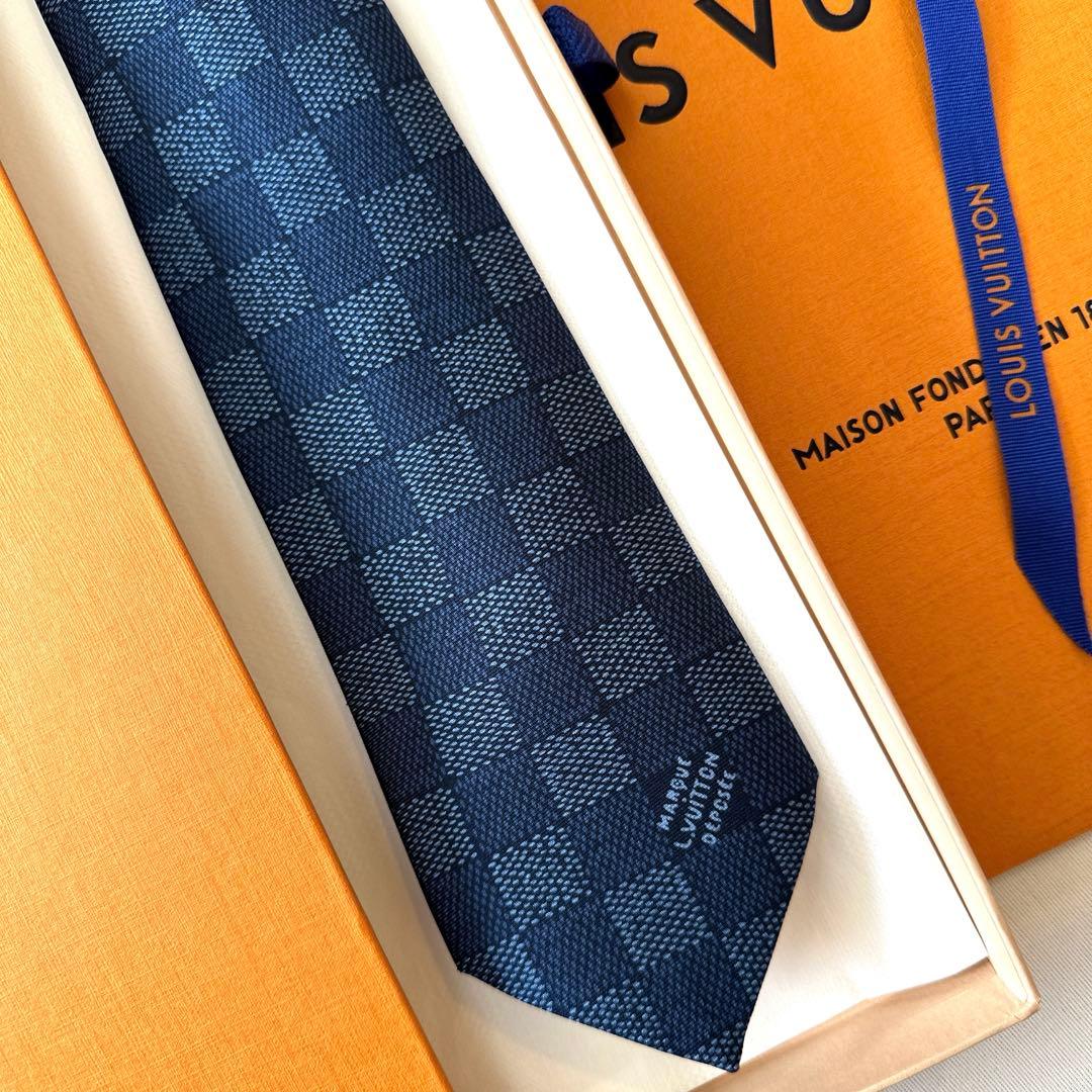ルイ ヴィトン ネクタイ・ダミエ ヘリテージ 新品 未使用