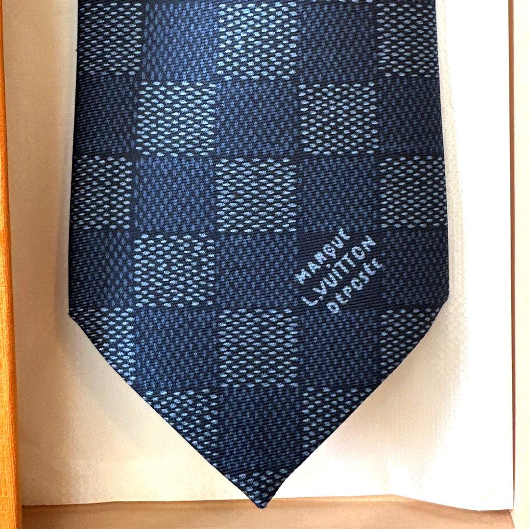ルイ ヴィトン ネクタイ・ダミエ ヘリテージ 新品 未使用