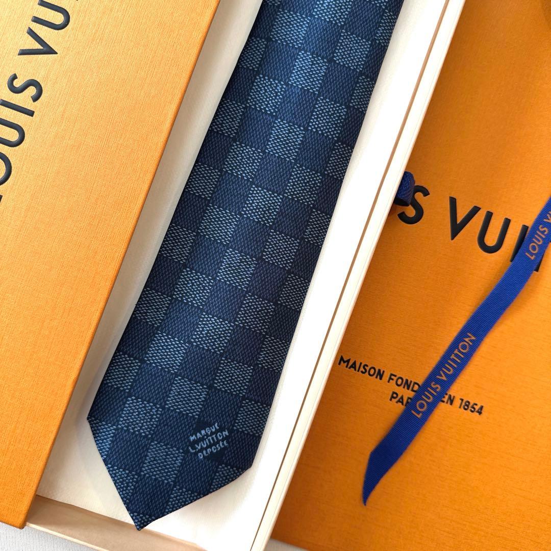 ルイ ヴィトン ネクタイ・ダミエ ヘリテージ 新品 未使用