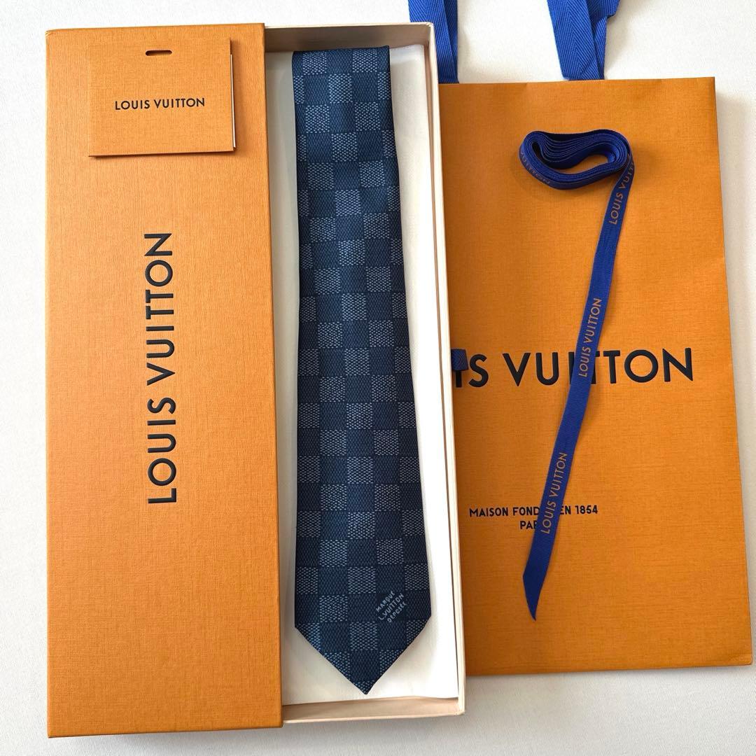 ルイ ヴィトン ネクタイ・ダミエ ヘリテージ 新品 未使用