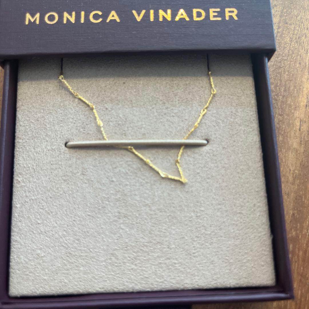 MONICA VINADER 細身 ツイスト チェーン ネックレス