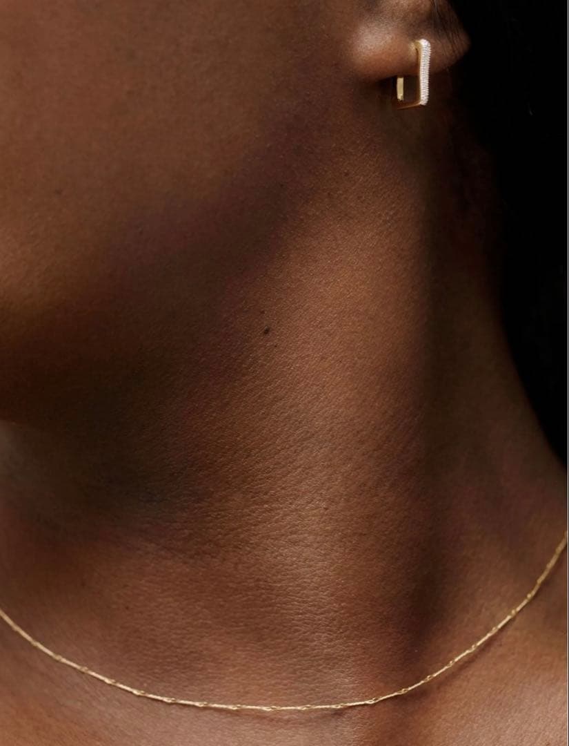 MONICA VINADER 細身 ツイスト チェーン ネックレス