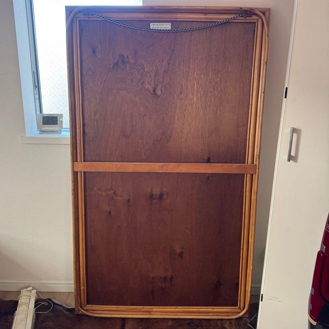 ヴィンテージ 木製フレーム 姿見 ミラー 大型 全身鏡