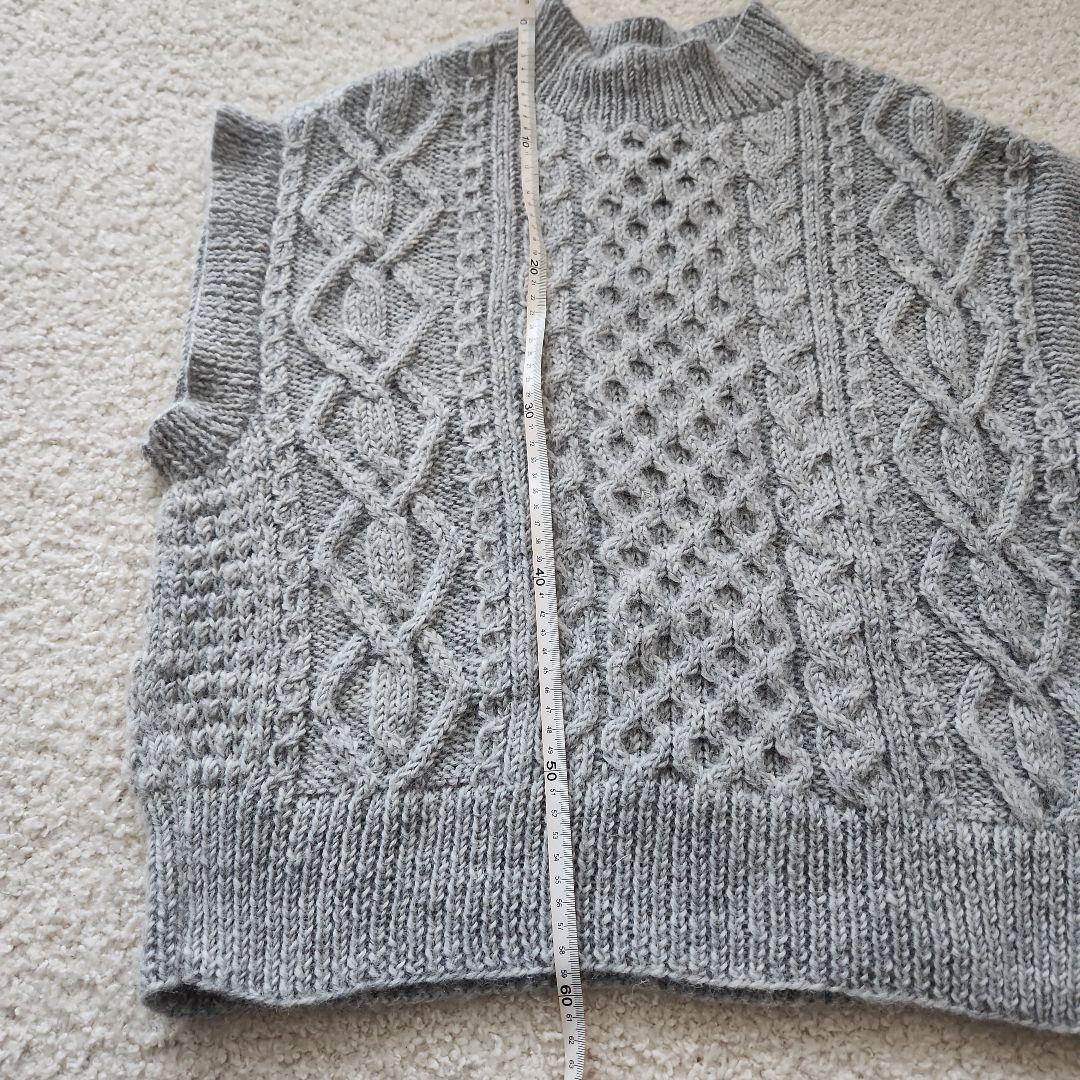 yuni ハンドニットベスト