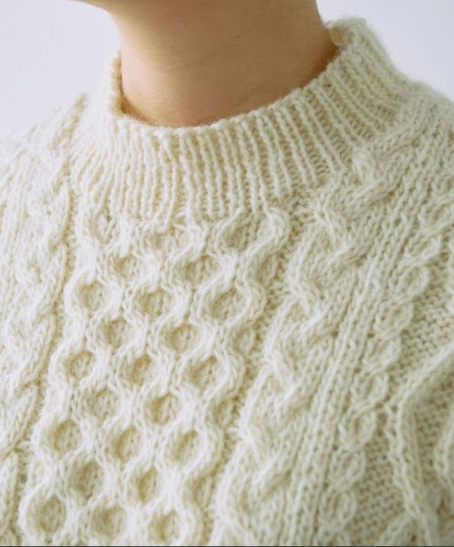 yuni ハンドニットベスト