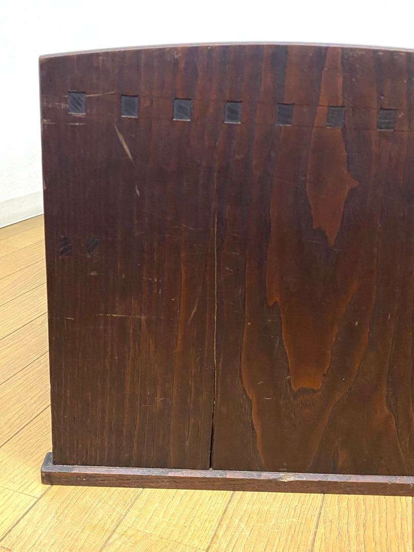 アンティーク レトロ 文机 机 飾り棚 インテリア 古民具 欅 けやき 無垢