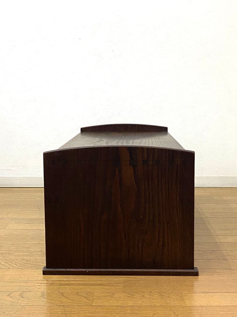 アンティーク レトロ 文机 机 飾り棚 インテリア 古民具 欅 けやき 無垢