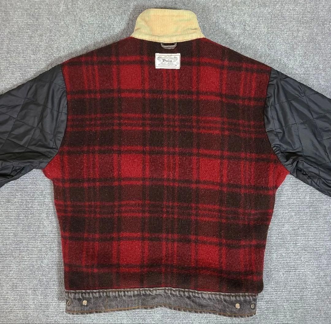 ラルフローレン　ブラックデニムジャケット