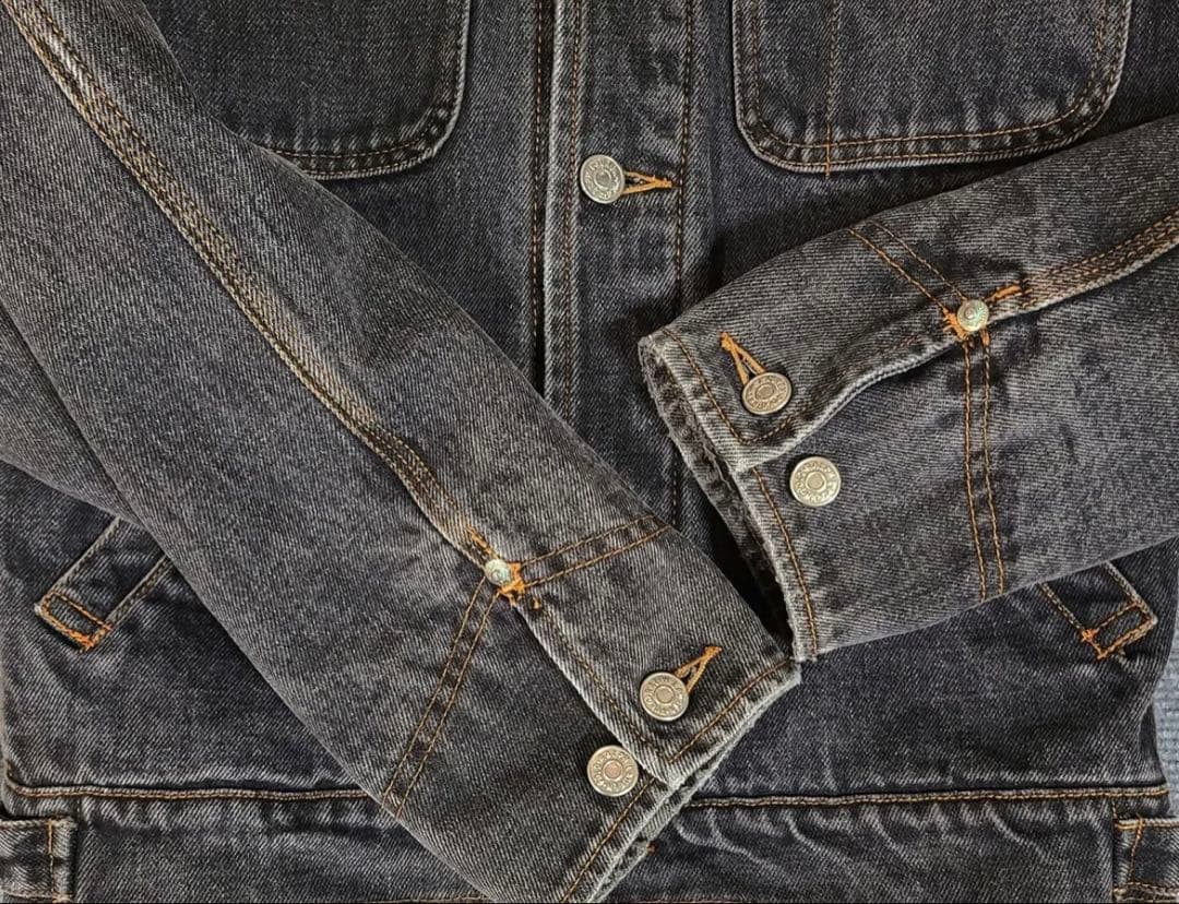 ラルフローレン　ブラックデニムジャケット