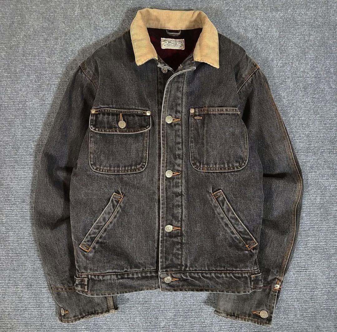 ラルフローレン　ブラックデニムジャケット
