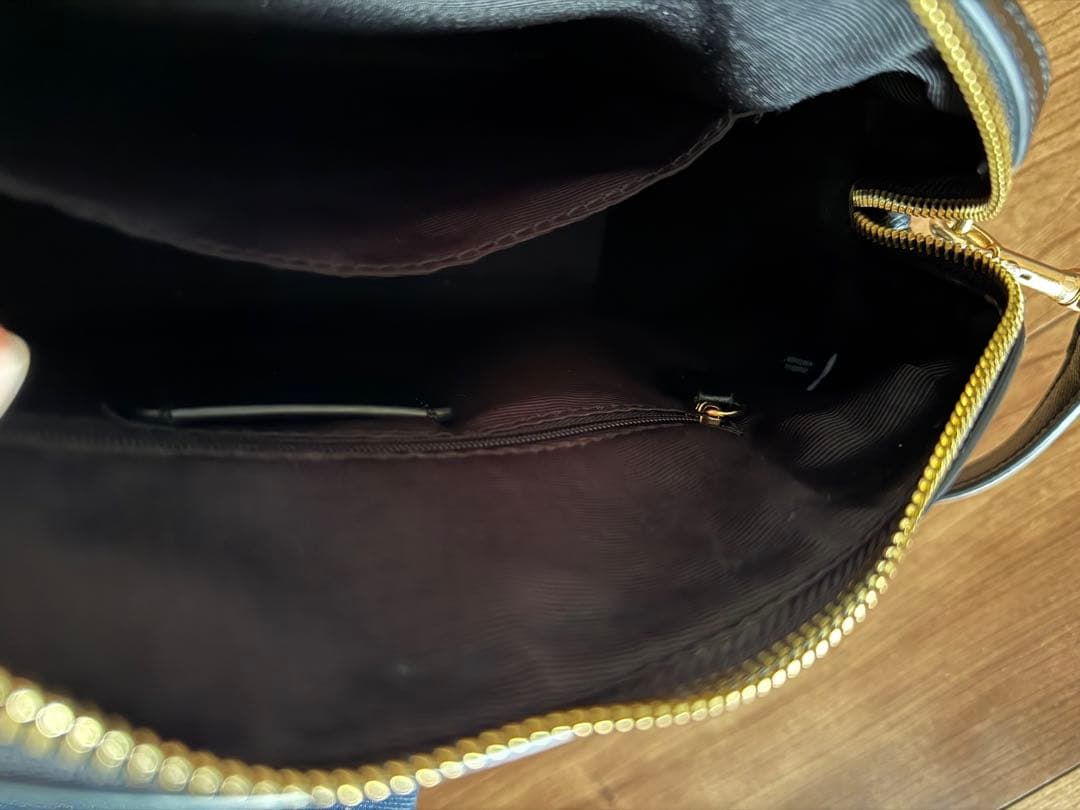 COACH ブラック ボストンショルダーバッグ