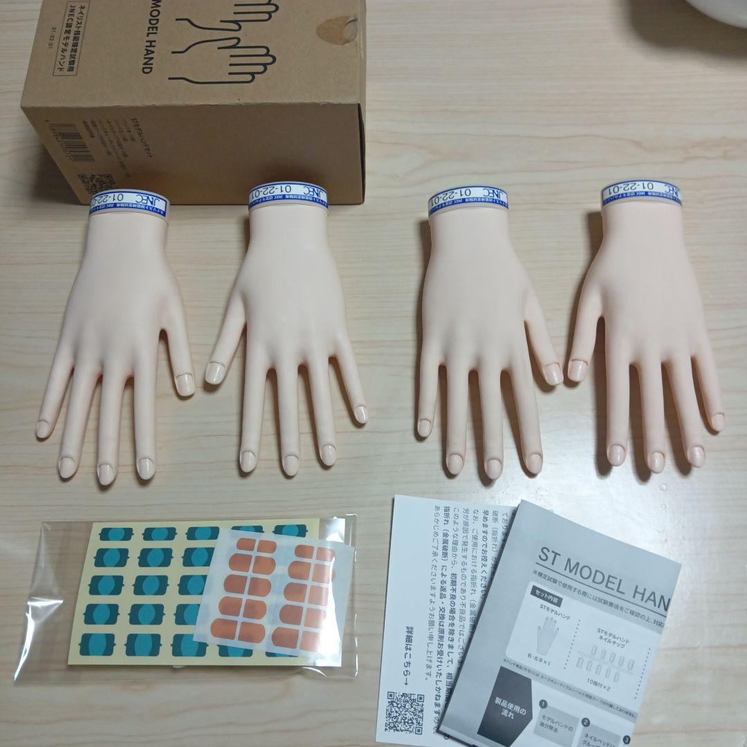 ネイリスト技能検定試験用JNEC認定モデルハンド/ネイリスト検定STモデルハンド