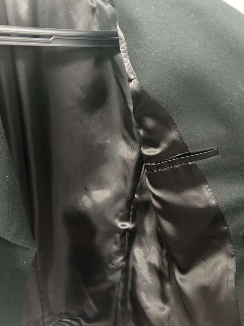 JUNYA WATANABE MAN ブラック チェスターコートS