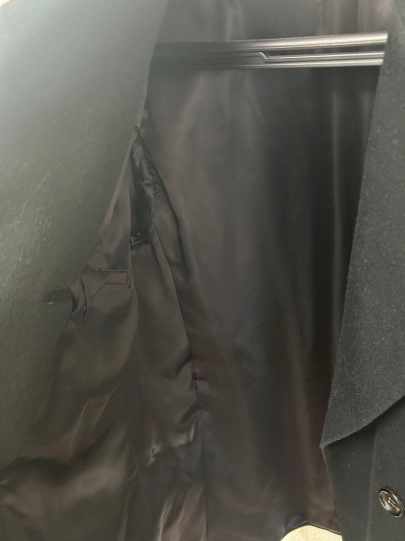 JUNYA WATANABE MAN ブラック チェスターコートS