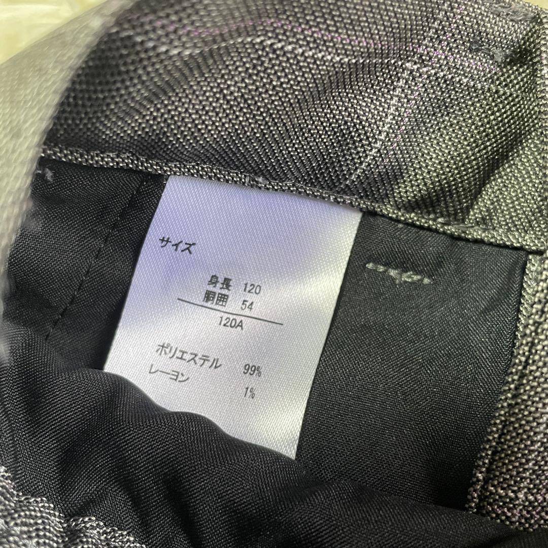 【美品】ワンダーファクトリー フォーマルスーツ6点セット120 グレー