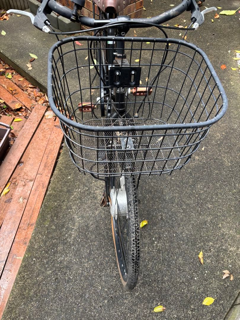 電動アシスト自転車 チャイルドシート付き ブラック