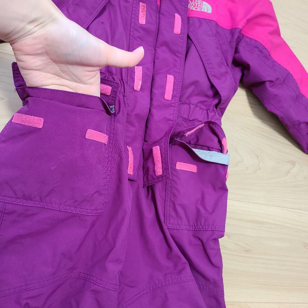 THE NORTH FACE 子ども用スキーウェア ピンク 100cm