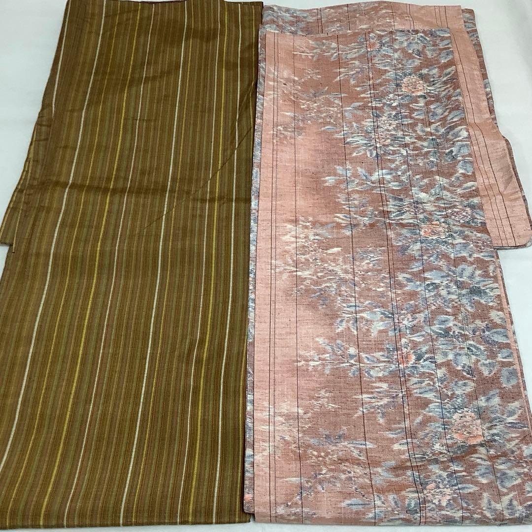 【彦兵衛mini】7マルキ本場大島紬入り！正絹紬など22点セット0201-7