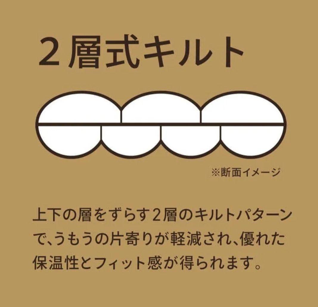 ポーランド産 羽毛布団 二層式キルト 170x210cm セミダブル