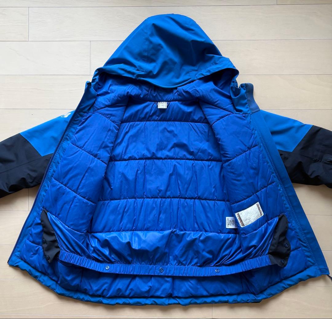 【美品】mont-bell 子供用スキーウェア上下セット（上140・下150）