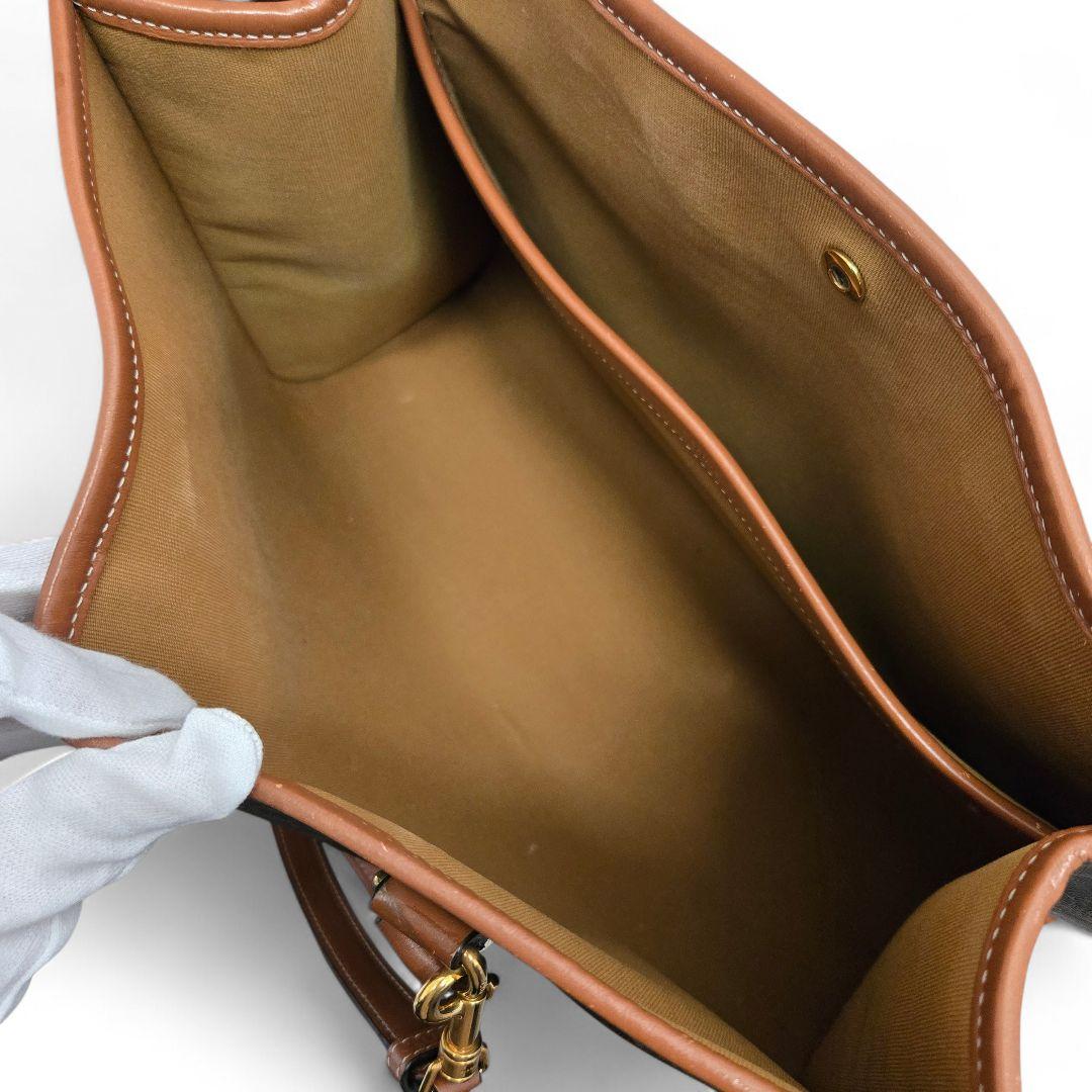 美品✨セリーヌ トリオンフ ミニ ホリゾンタルカバ 2WAY ハンドバッグ