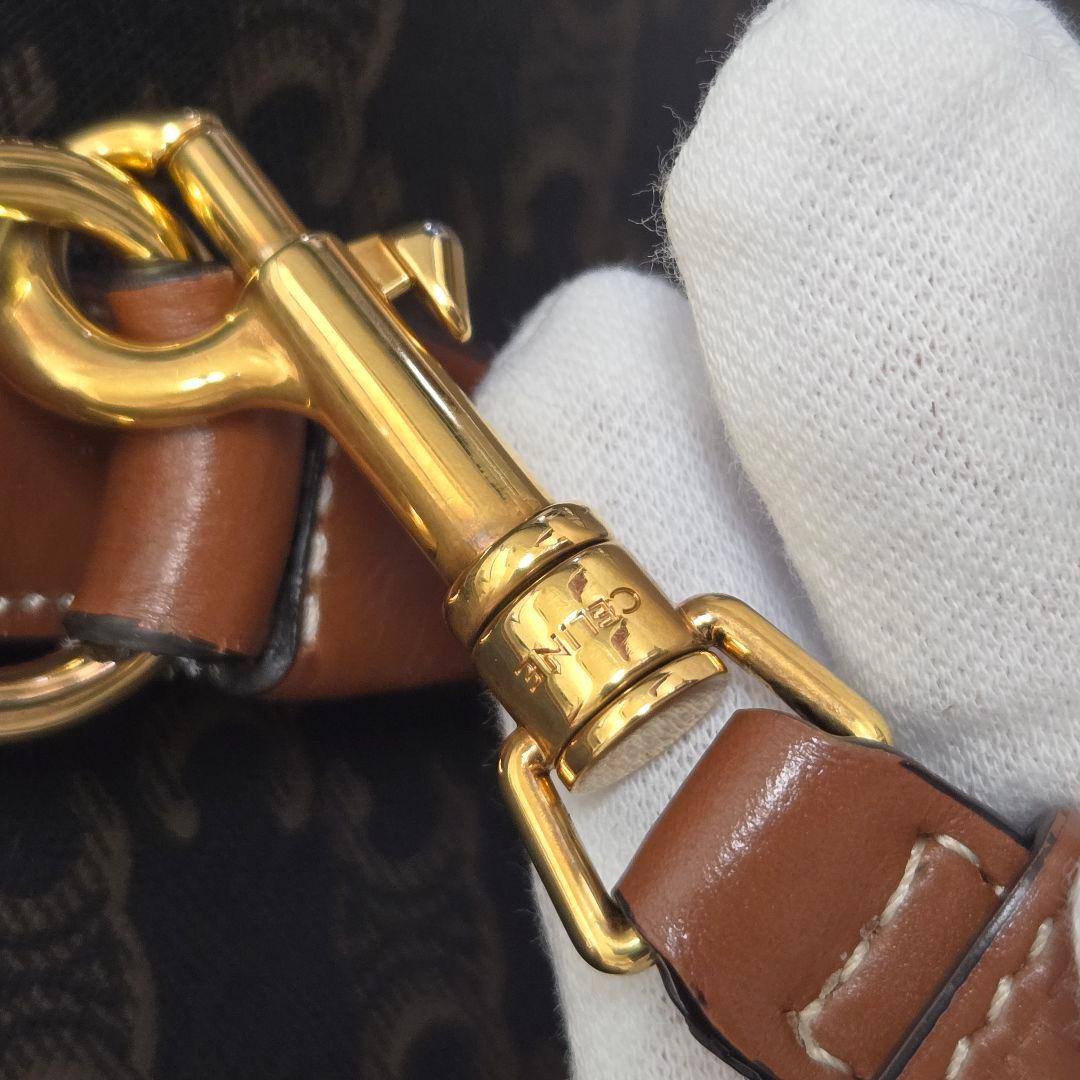 美品✨セリーヌ トリオンフ ミニ ホリゾンタルカバ 2WAY ハンドバッグ