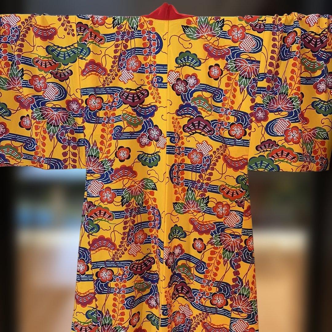 琉球紅型打ち掛け(黄色)