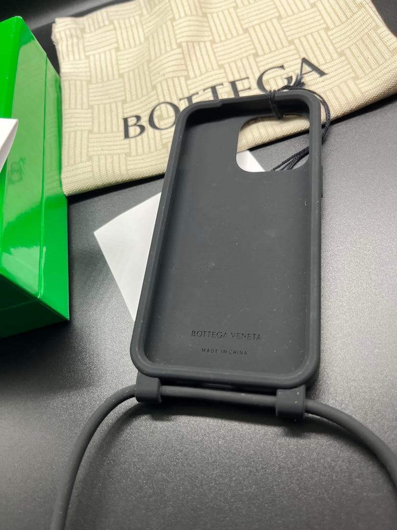 iPhone13pro ケース Bottega ボッテガ ブラック ショルダー
