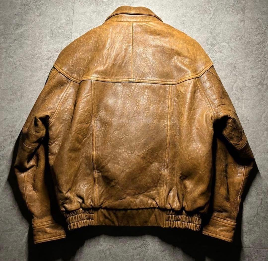 d*2様 90s ビンテージ G-1A-2フライトジャケットレ ザー 2way