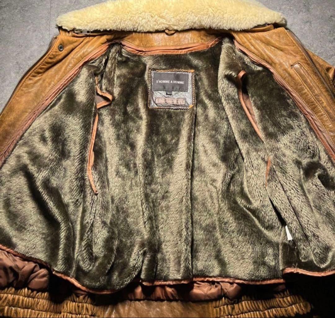 d*2様 90s ビンテージ G-1A-2フライトジャケットレ ザー 2way