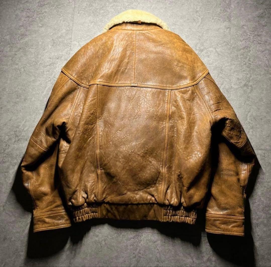 d*2様 90s ビンテージ G-1A-2フライトジャケットレ ザー 2way