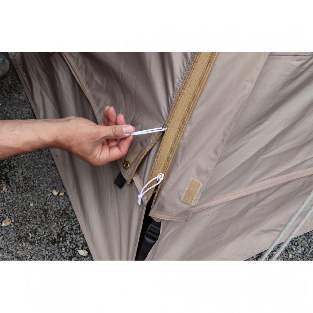 ツールームテント　グランドシート　フロアマット付き