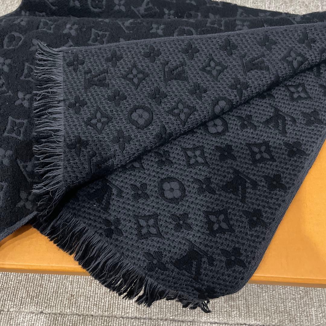 LVロゴマフラー✨ヴィトンマフラー❗️ヴィトン　マフラー　パイル