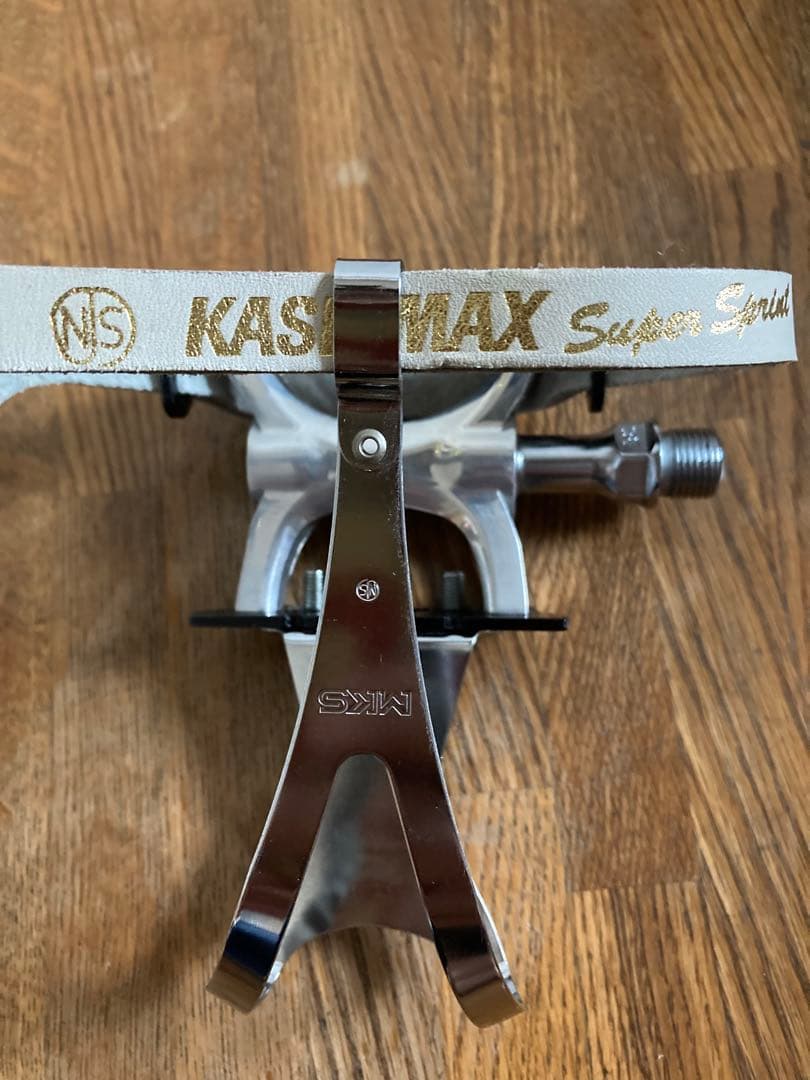 美品 競輪 展示品外し ペダル njs3点セット 最上位 MKS シュプリーム