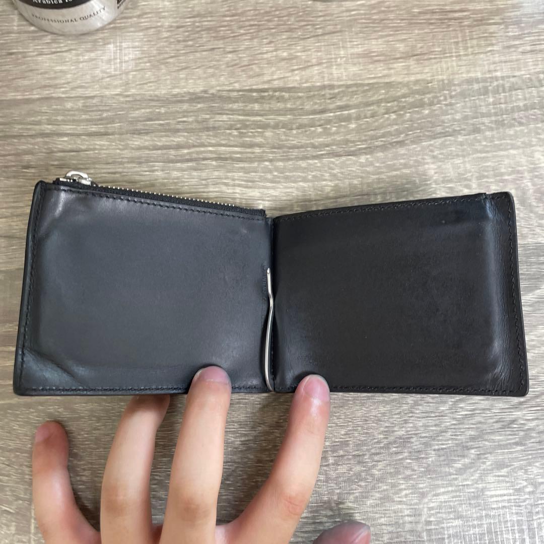 Maison Margiela マネークリップ 本革 ブラック