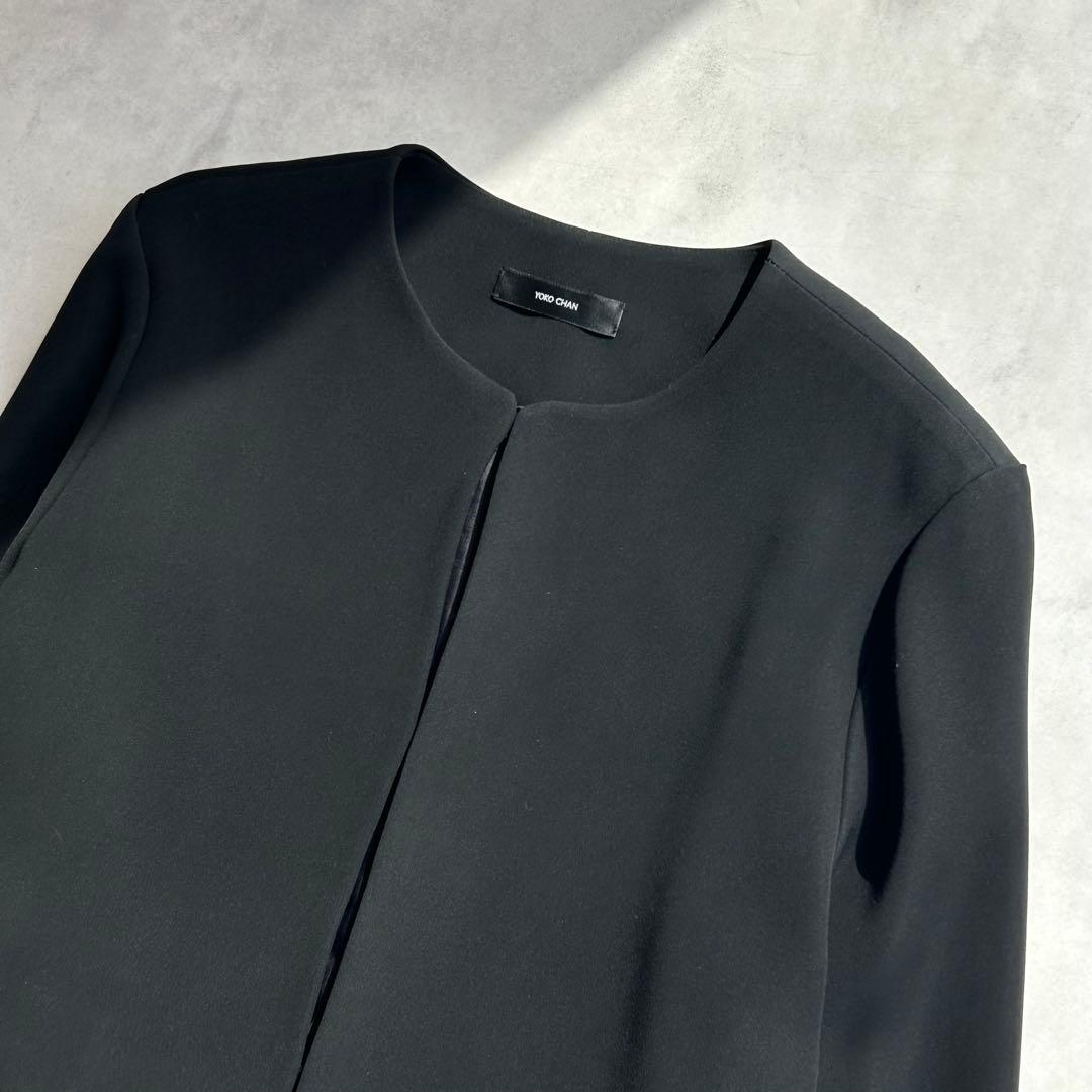 ヨーコチャン　ペプラムショートジャケット　ブラック　2021年製