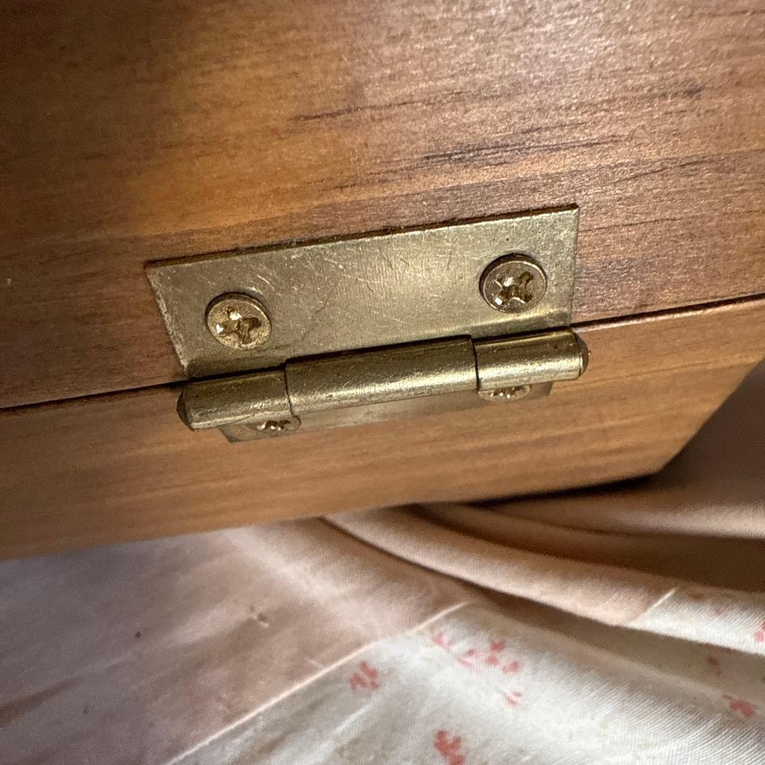 ハートローズ ブレッドボックスス ブラウン ハート型のガラスフレンチカントリー