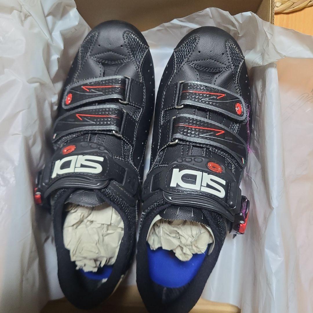 SIDI Vortex ブラックビンディング シューズ