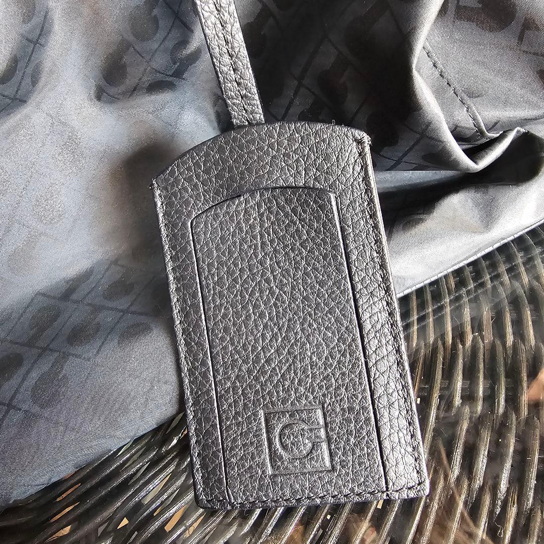 GHERARDINI　ゲラルディーニ　ブラックナイロンボストンバッグ